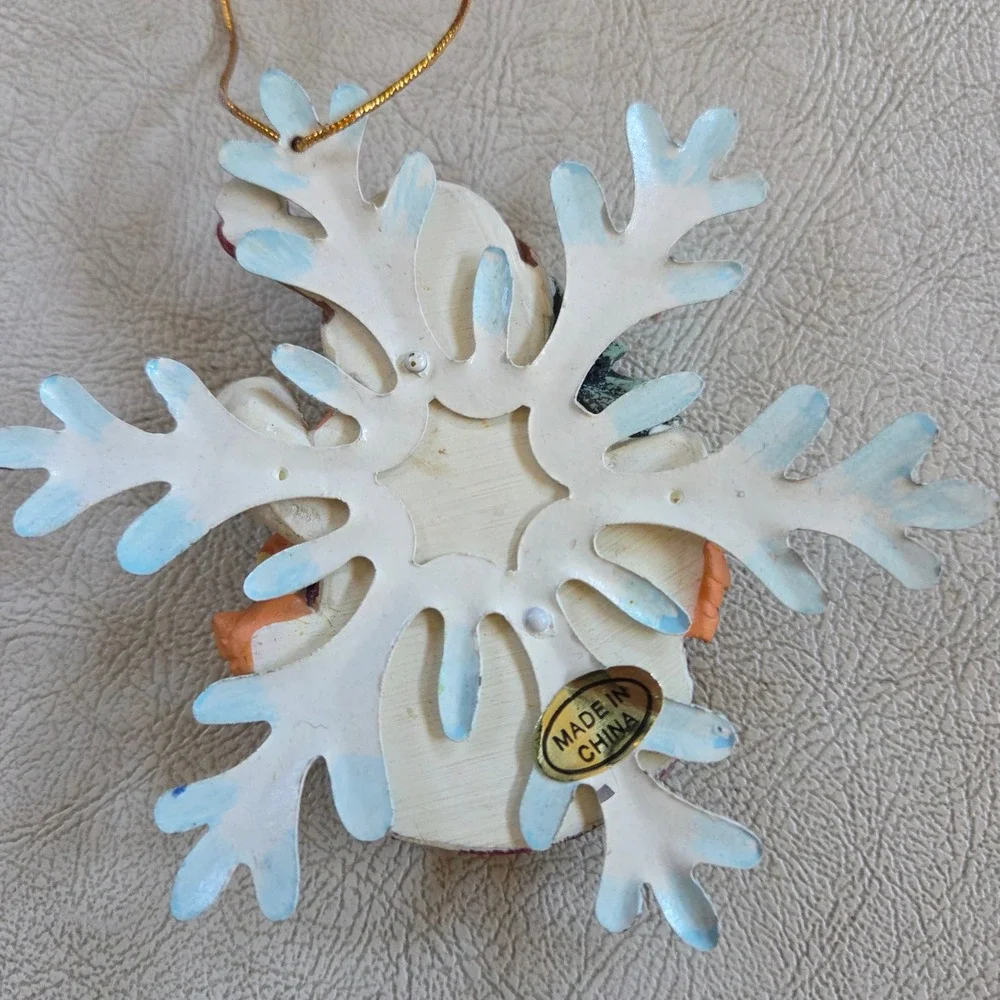Snowflake Snowman Christmas Ornament Tree Holiday Decoration Winter Decor‎
